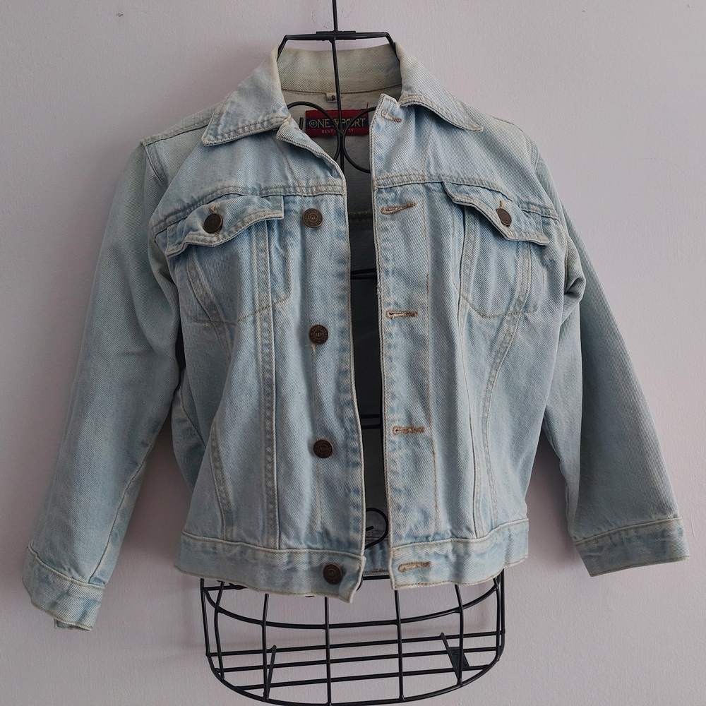 Vintage Cropped Demin Jacket